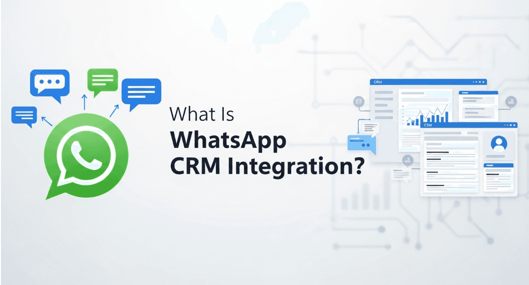 WhatsApp CRM integration overview diagram